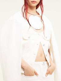 5pcs RELIQUAT 290€ / Blouson en denim - Heritage white