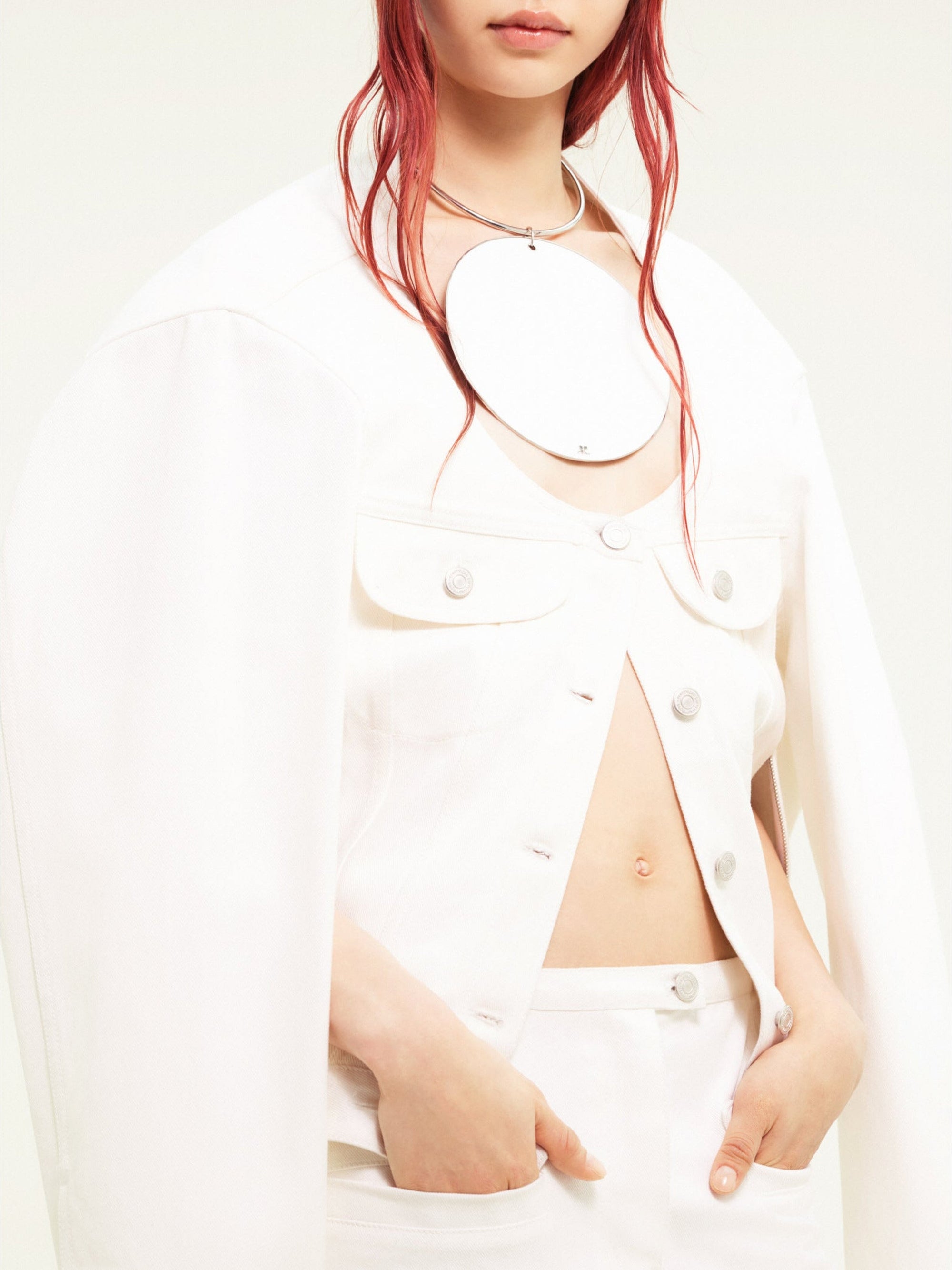 5pcs RELIQUAT 290€ / Blouson en denim - Heritage white