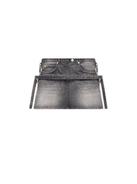 9pcs RELIQUAT 120€ / Jupe one strap en denim - Stonewashed grey