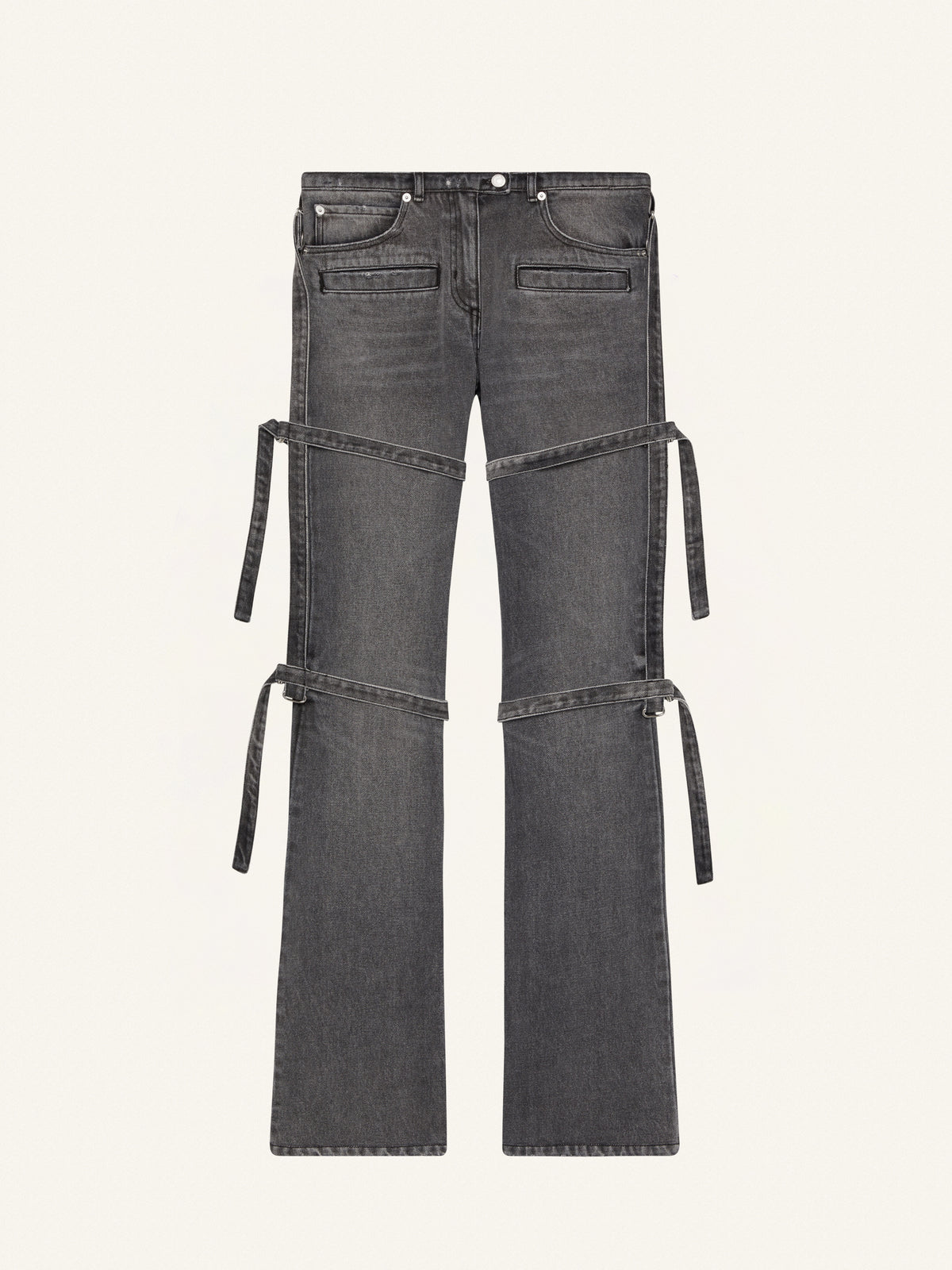 PANTALON MULTI SANGLES DENIM
