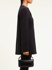 4pcs NEW / SLEEK LEATHER BAG - Black