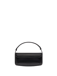 4pcs NEW / SLEEK LEATHER BAG - Black