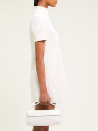 4pcs NEW / SLEEK LEATHER BAGUETTE BAG - Heritage white