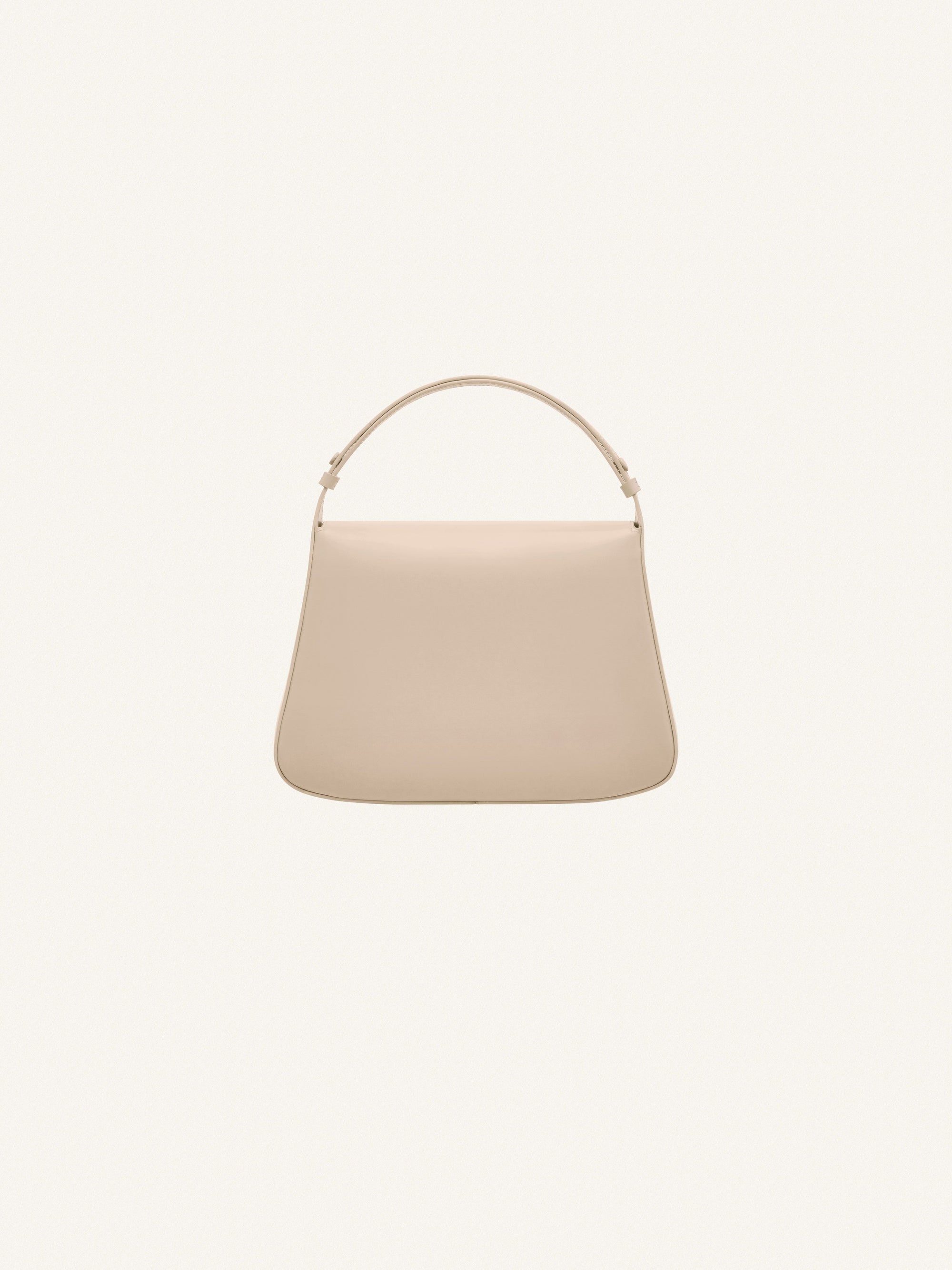 2pcs NEW / MEDIUM SLEEK LEATHER BAG - Oatmeal