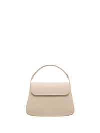 2pcs NEW / MEDIUM SLEEK LEATHER BAG - Oatmeal
