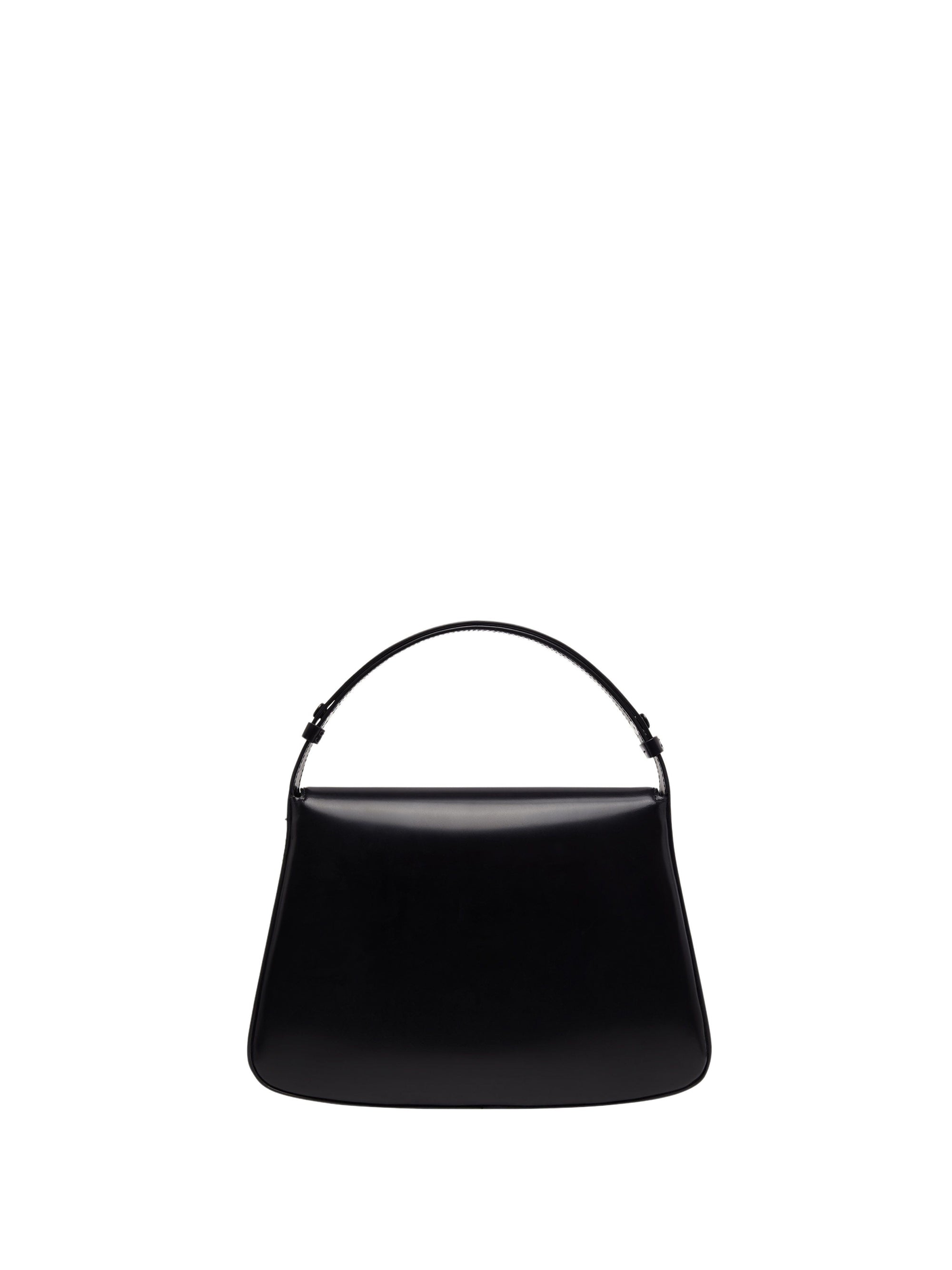 4pcs NEW / MEDIUM SLEEK LEATHER BAG - Black