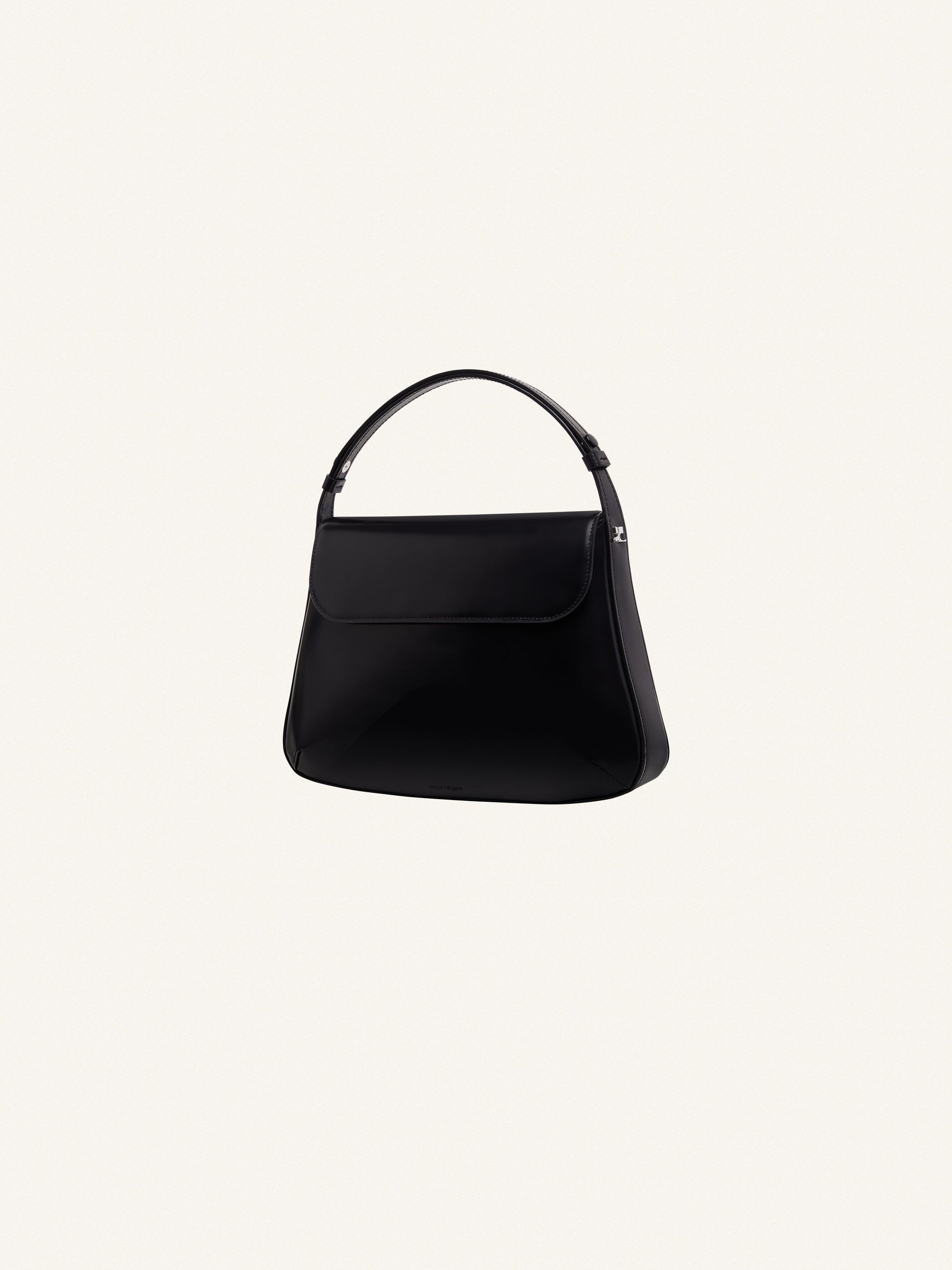 4pcs NEW / MEDIUM SLEEK LEATHER BAG - Black