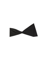 Asymmetrical draped bra - Black