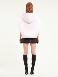 14pcs RELIQUAT 190€ / Hoodie space sans manches en laine - Powder pink