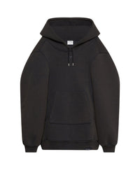 Sweat à capuche long Cocoon en molleton - Stonewashed Grey