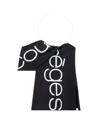 New Age printed top - Stonewashed Grey