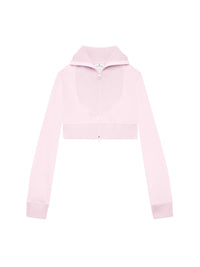 2pcs RELIQUAT 150€ / Veste survêtement maxi côtelé - Powder pink
