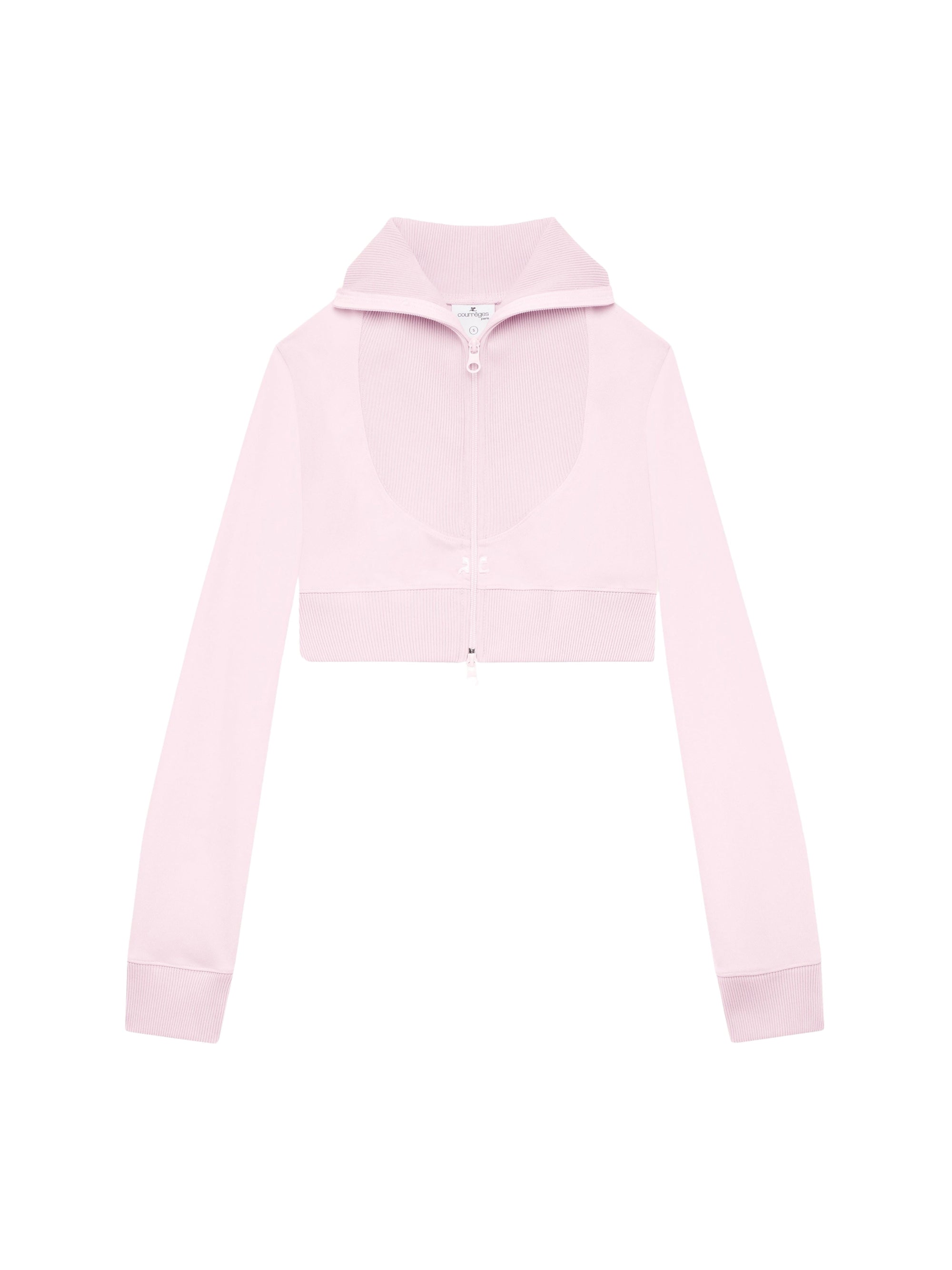 2pcs RELIQUAT 150€ / Veste survêtement maxi côtelé - Powder pink