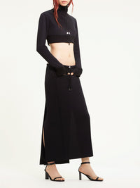12pcs RELIQUAT 150€ / Veste survêtement maxi côtelé - Black