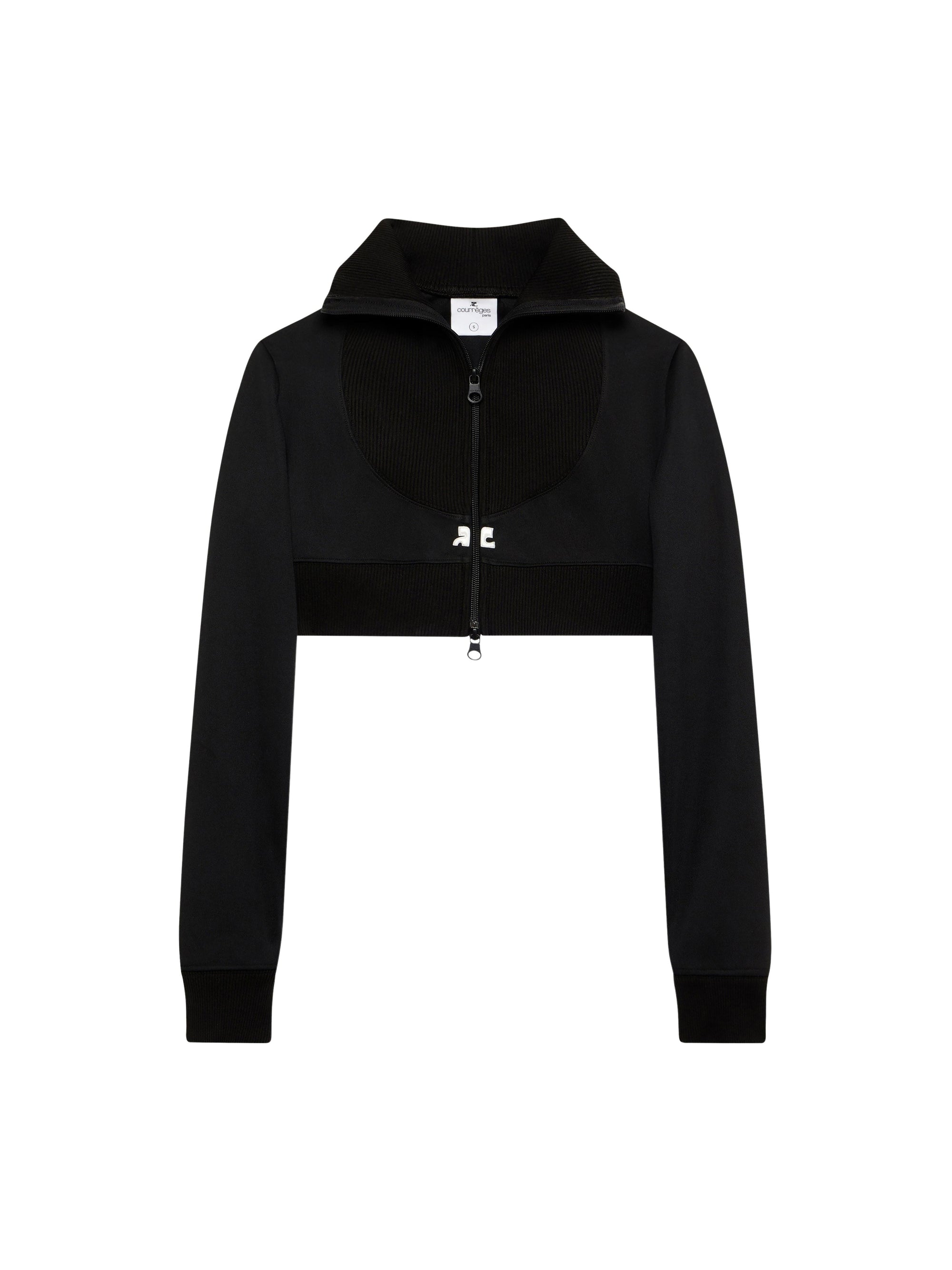 12pcs RELIQUAT 150€ / Veste survêtement maxi côtelé - Black