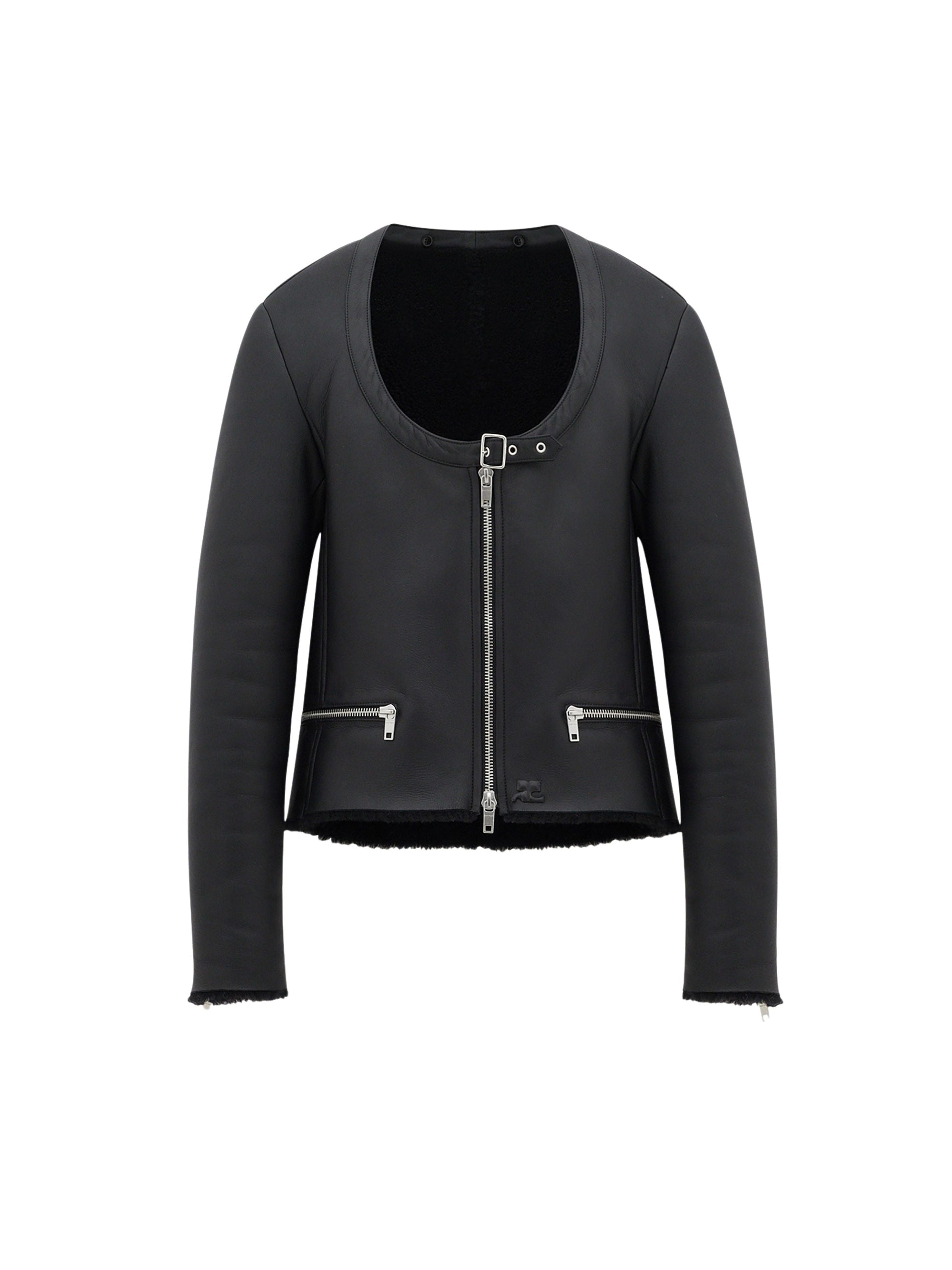 7pcs NEW / VESTE HOLISTIQUE SHEARLING  - Black