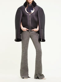 10pcs RELIQUAT 1390€ / Bomber holistic en shearling - Black