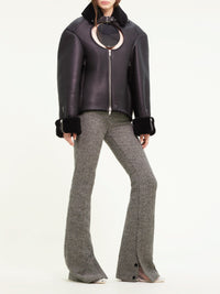 10pcs RELIQUAT 1390€ / Bomber holistic en shearling - Black