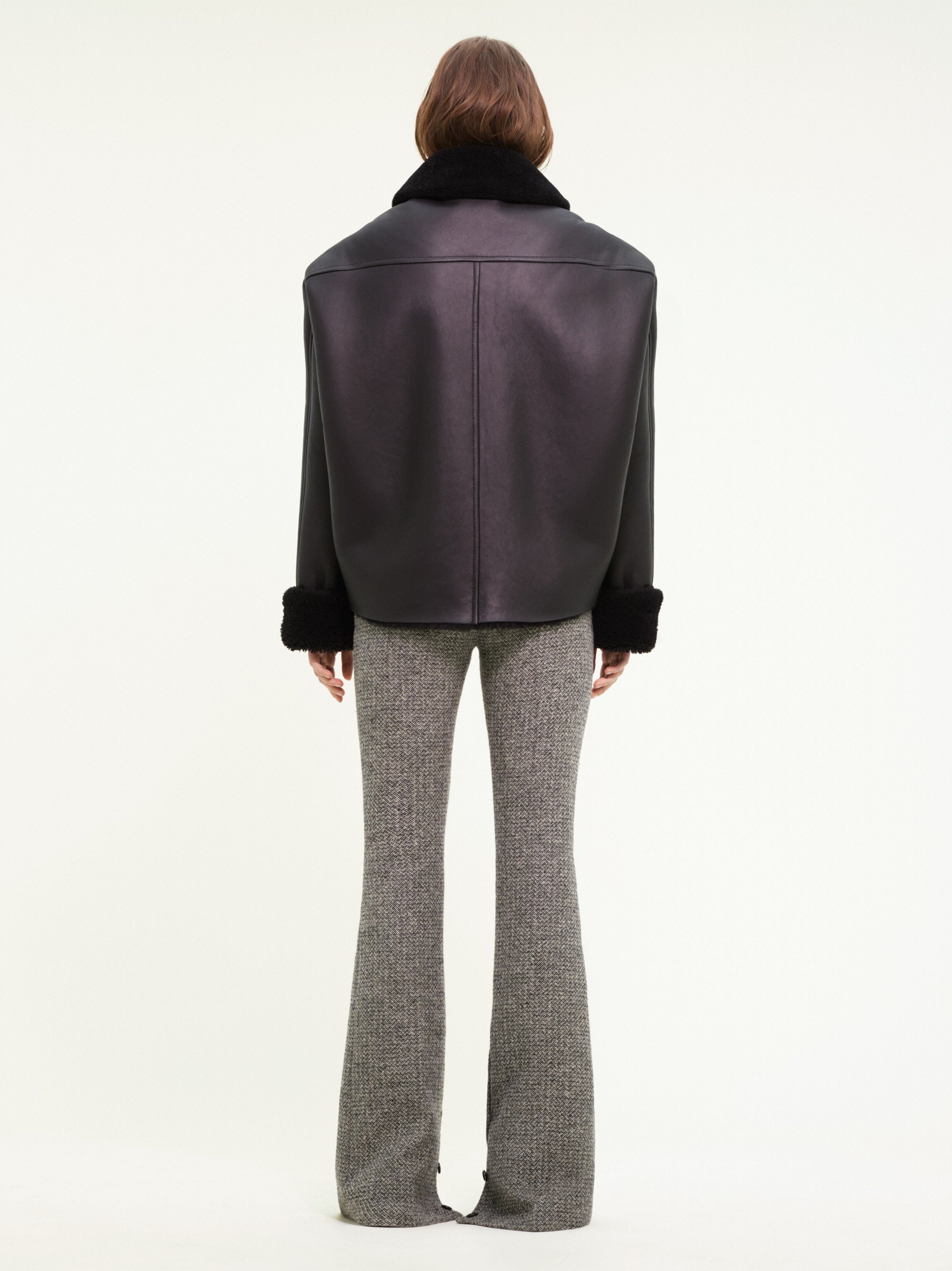 10pcs RELIQUAT 1390€ / Bomber holistic en shearling - Black