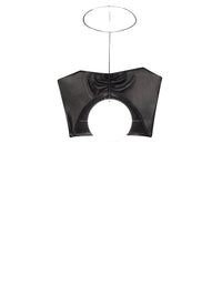 4pcs NEW / BRASSIÈRE NEW AGE CUIR  - Black