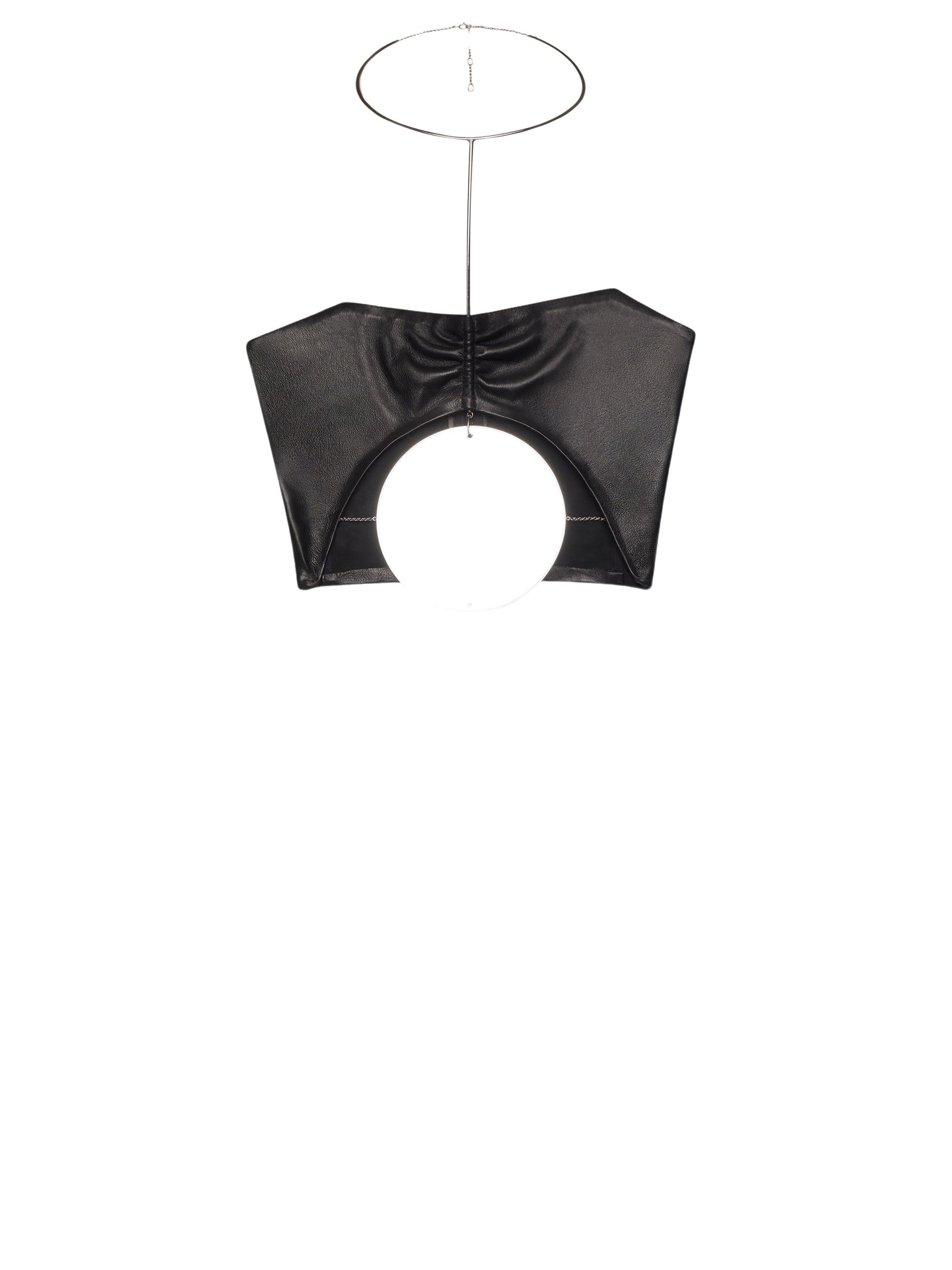 4pcs NEW / BRASSIÈRE NEW AGE CUIR  - Black