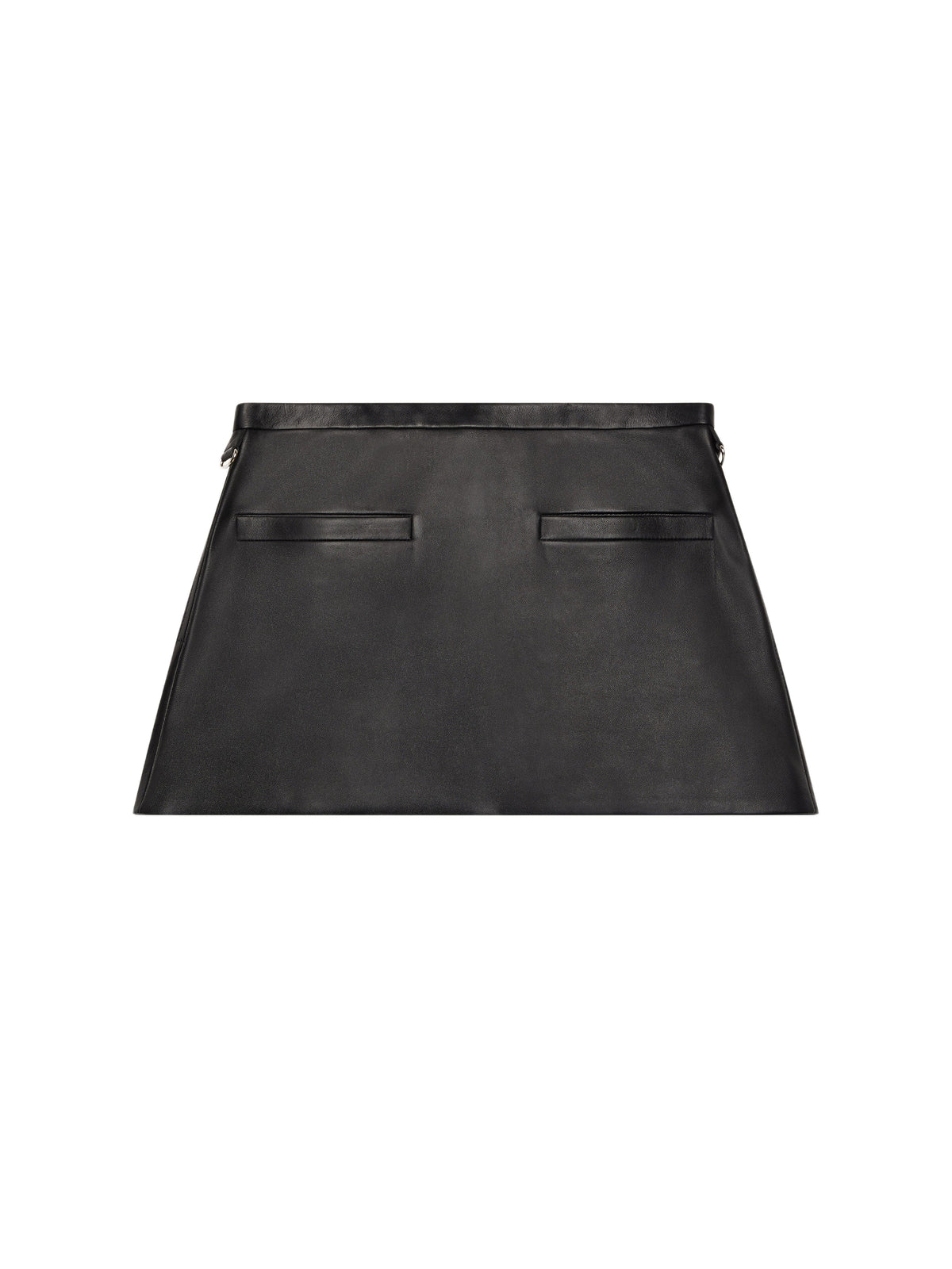PRIX MARQUE : 350 / MINI JUPE À SANGLE CUIR-36