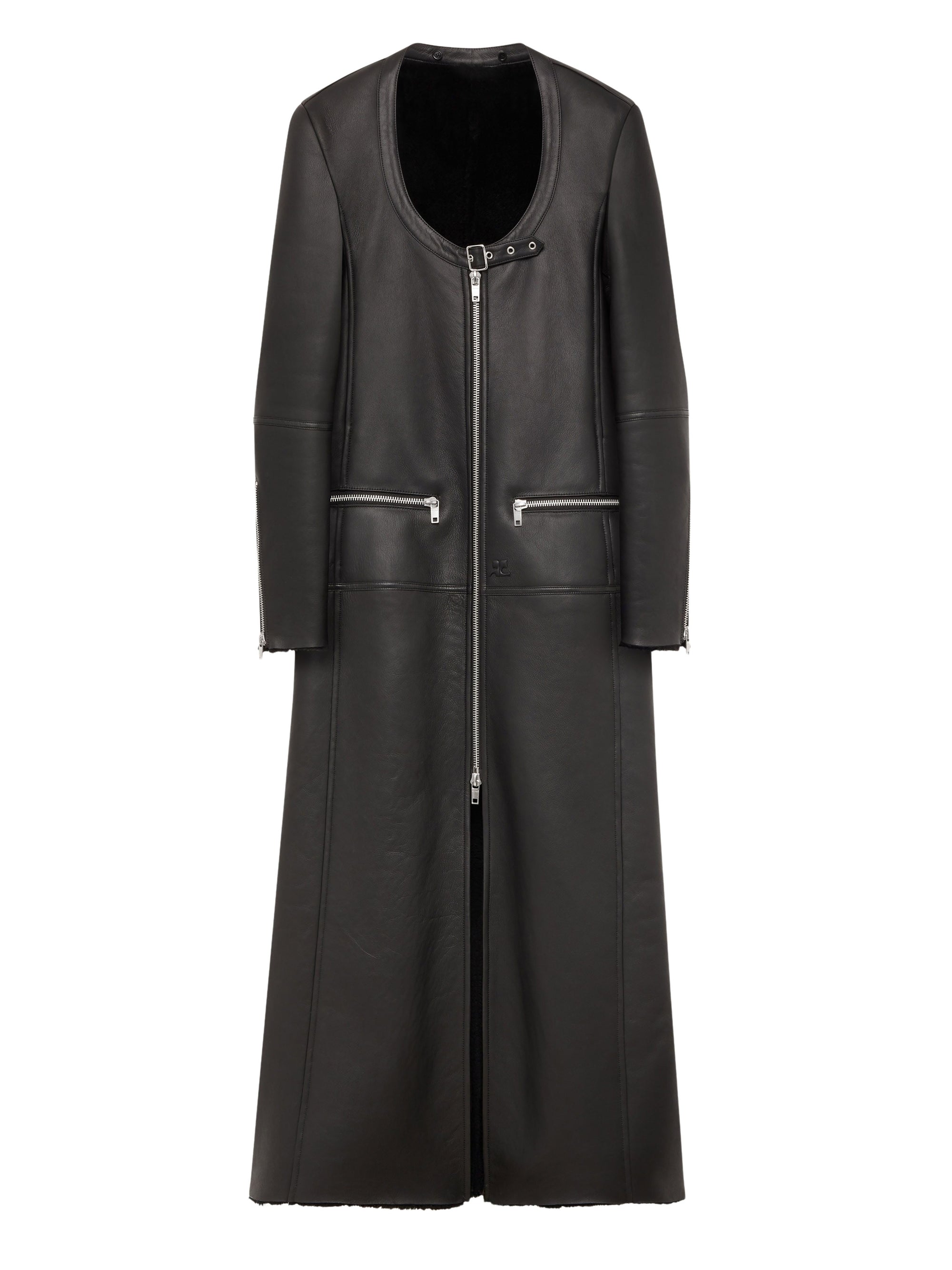 3pcs NEW / MANTEAU HOLISTIQUE SHEARLING  - Black