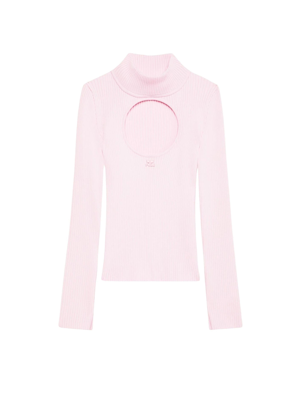 PRIX MARQUE : 140 / CIRCLE MOCKNECK RIB KNIT
