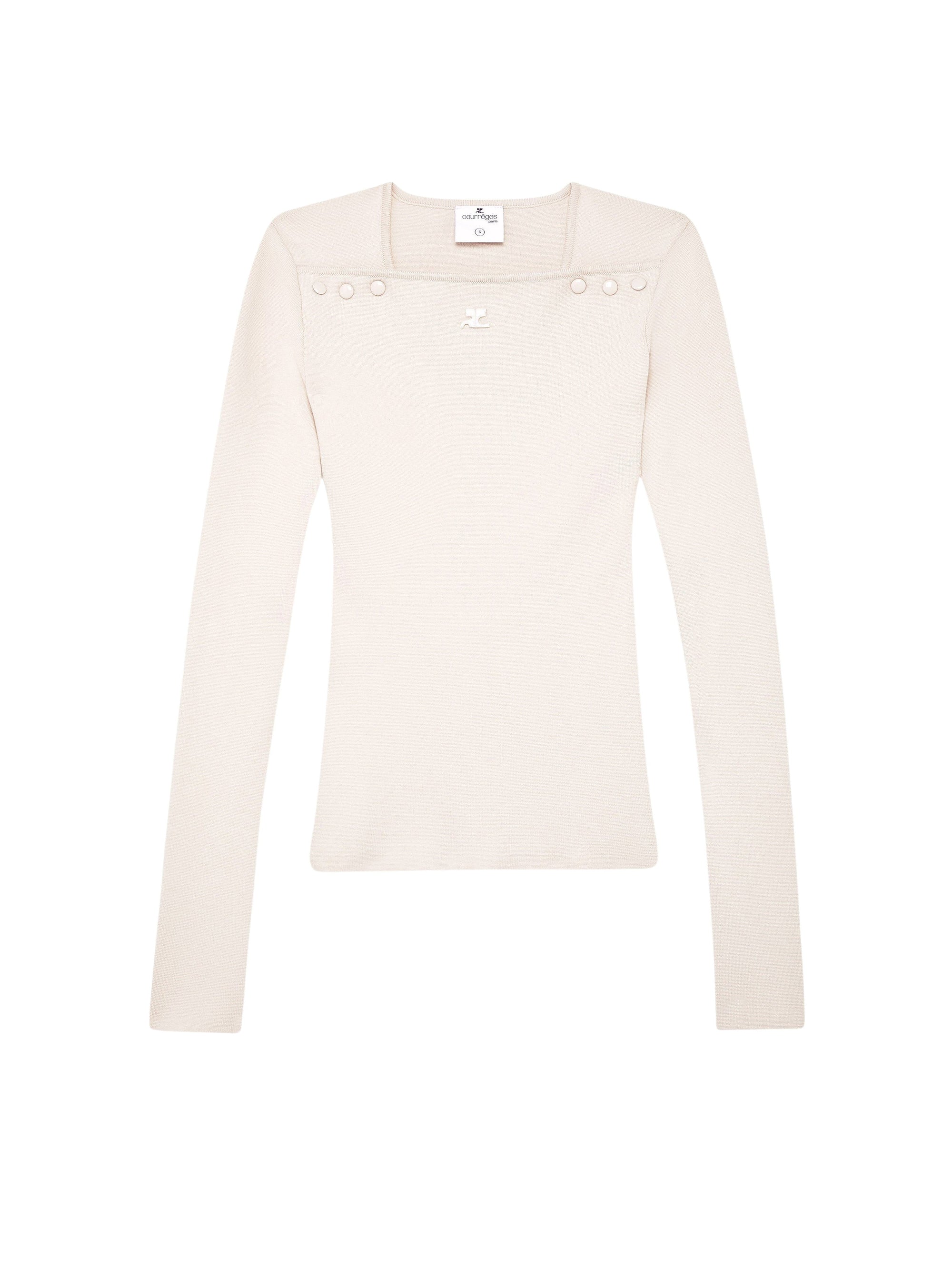 43pcs RELIQUAT 220€ / Pull encolure tricot milano - Oatmeal