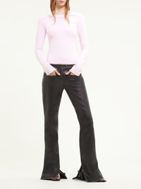 13pcs RELIQUAT 220€ / Pull encolure tricot milano - Powder pink