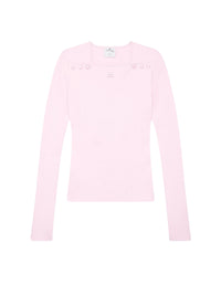 13pcs RELIQUAT 220€ / Pull encolure tricot milano - Powder pink