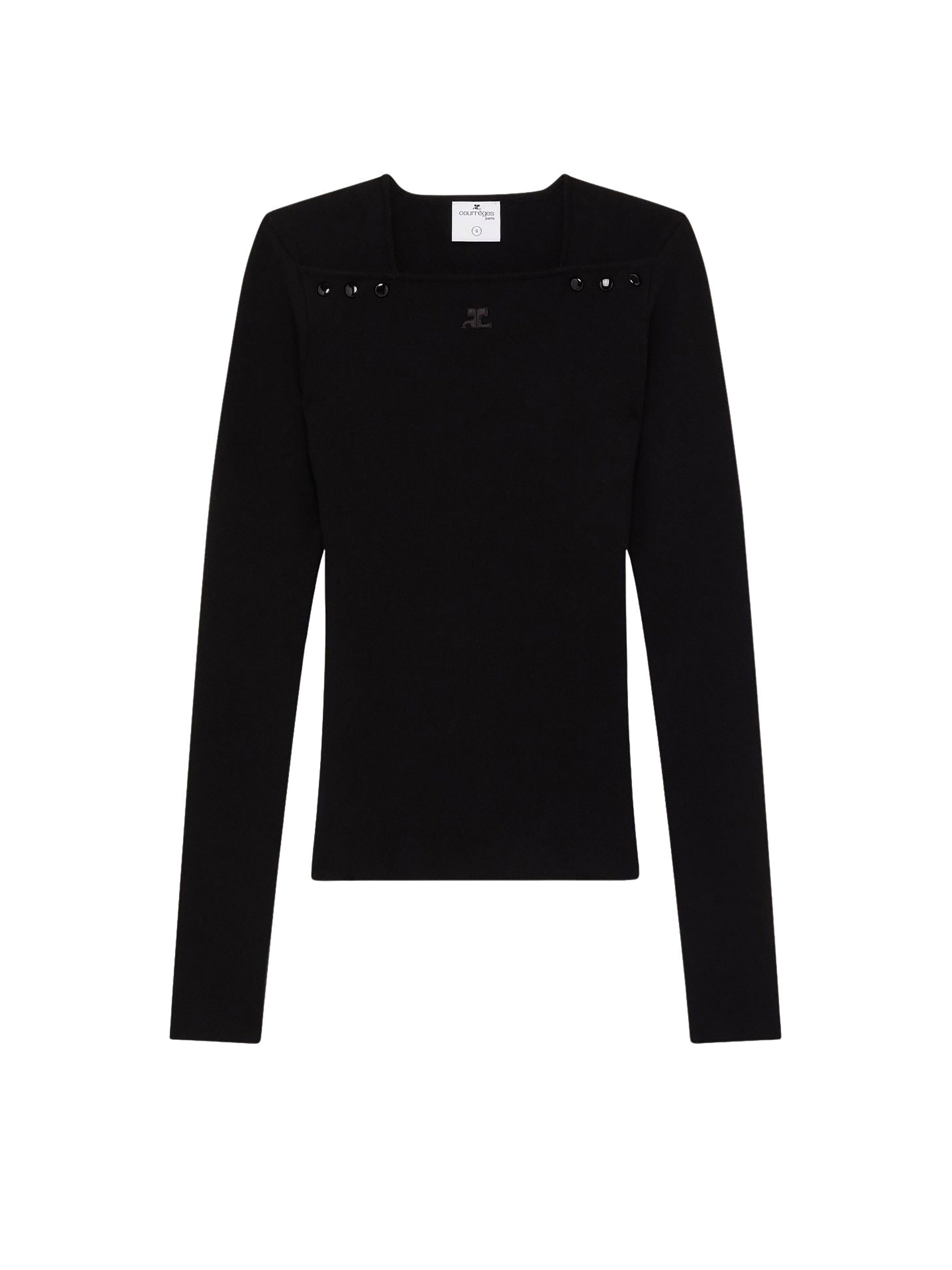 17pcs RELIQUAT 220€ / Pull encolure tricot milano - Black