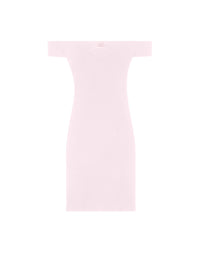 91pcs RELIQUAT 220€ / Robe bustier en maille côtelé - Powder pink
