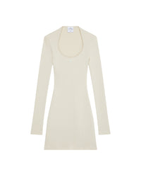 Holistic ribbed knit dress - Oatmeal