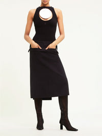 6pcs RELIQUAT 150€ / Top circle encolure milano - Black