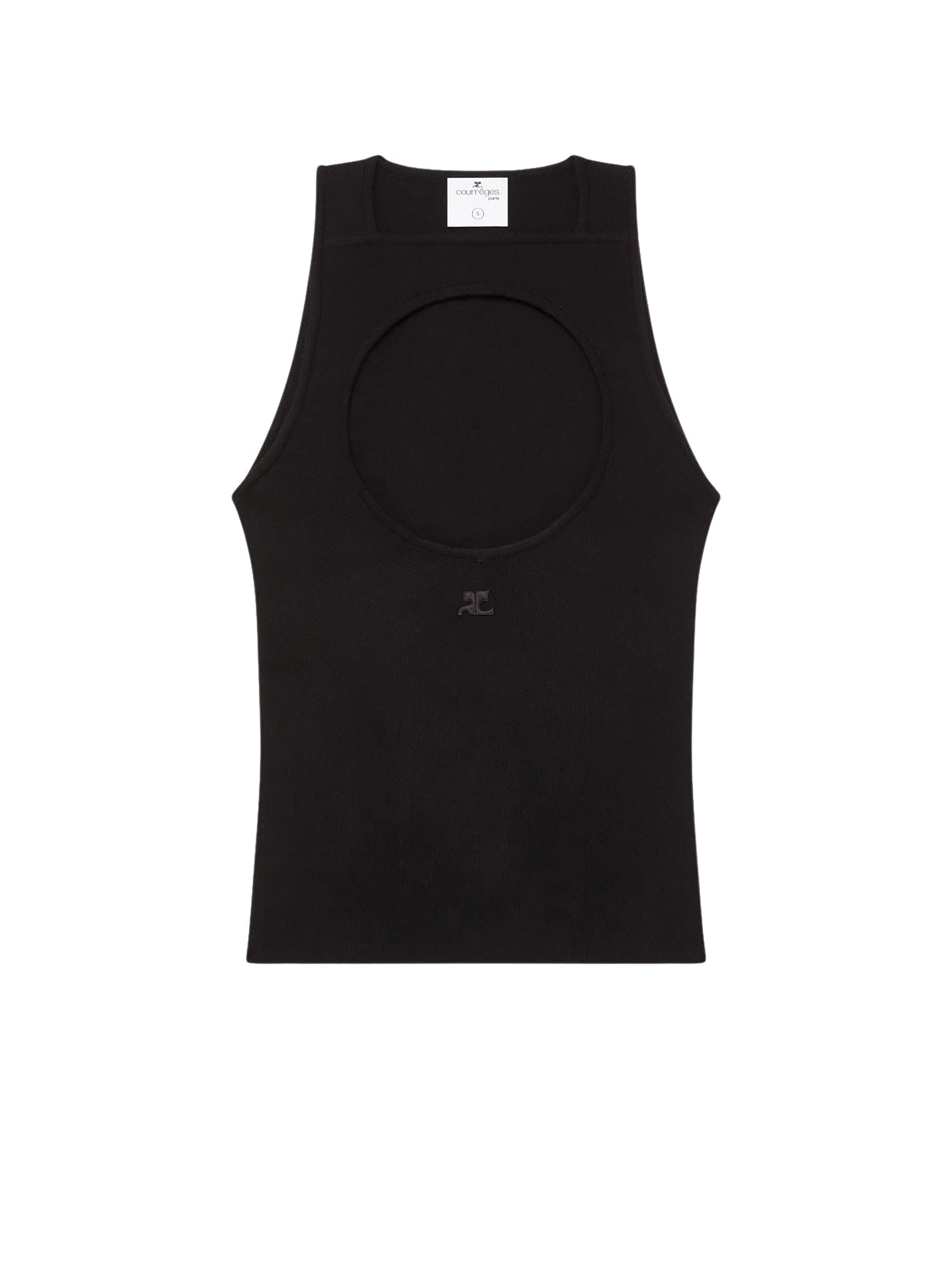 6pcs RELIQUAT 150€ / Top circle encolure milano - Black