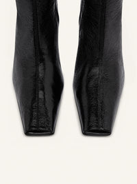 66pcs NEW / CIRCLE BOOTS IN STRETCH VINYL - Black
