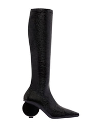 66pcs NEW / CIRCLE BOOTS IN STRETCH VINYL - Black