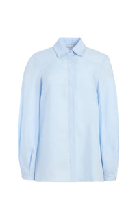 Light Blue / Chemise Delmer en lin - Light Blue