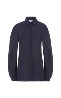 Navy / Chemise Delmer en lin - Navy