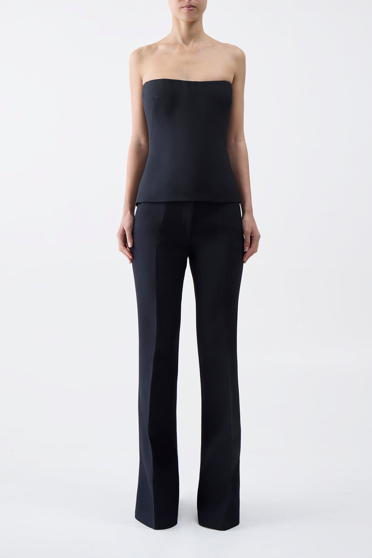 Black / Top Una en laine - Black