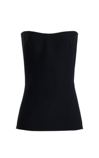 Black / Top Una en laine - Black