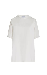 Ivory / T-shirt Elisa en soie - Ivory