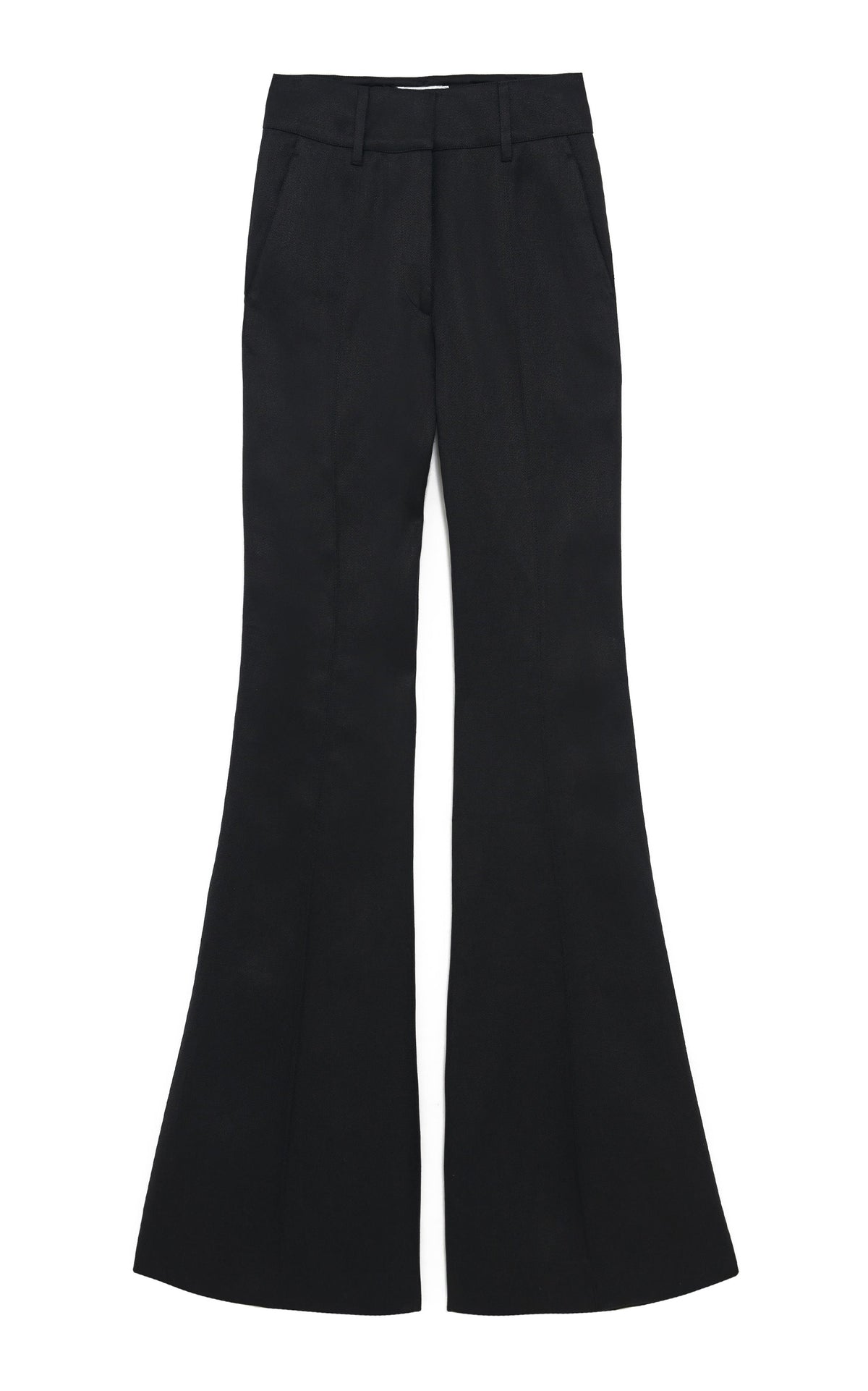 Rhein Pant en noir textured lin sub