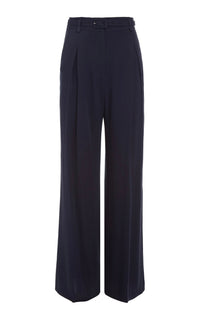 Navy / Pantalon Maura en soie - Navy