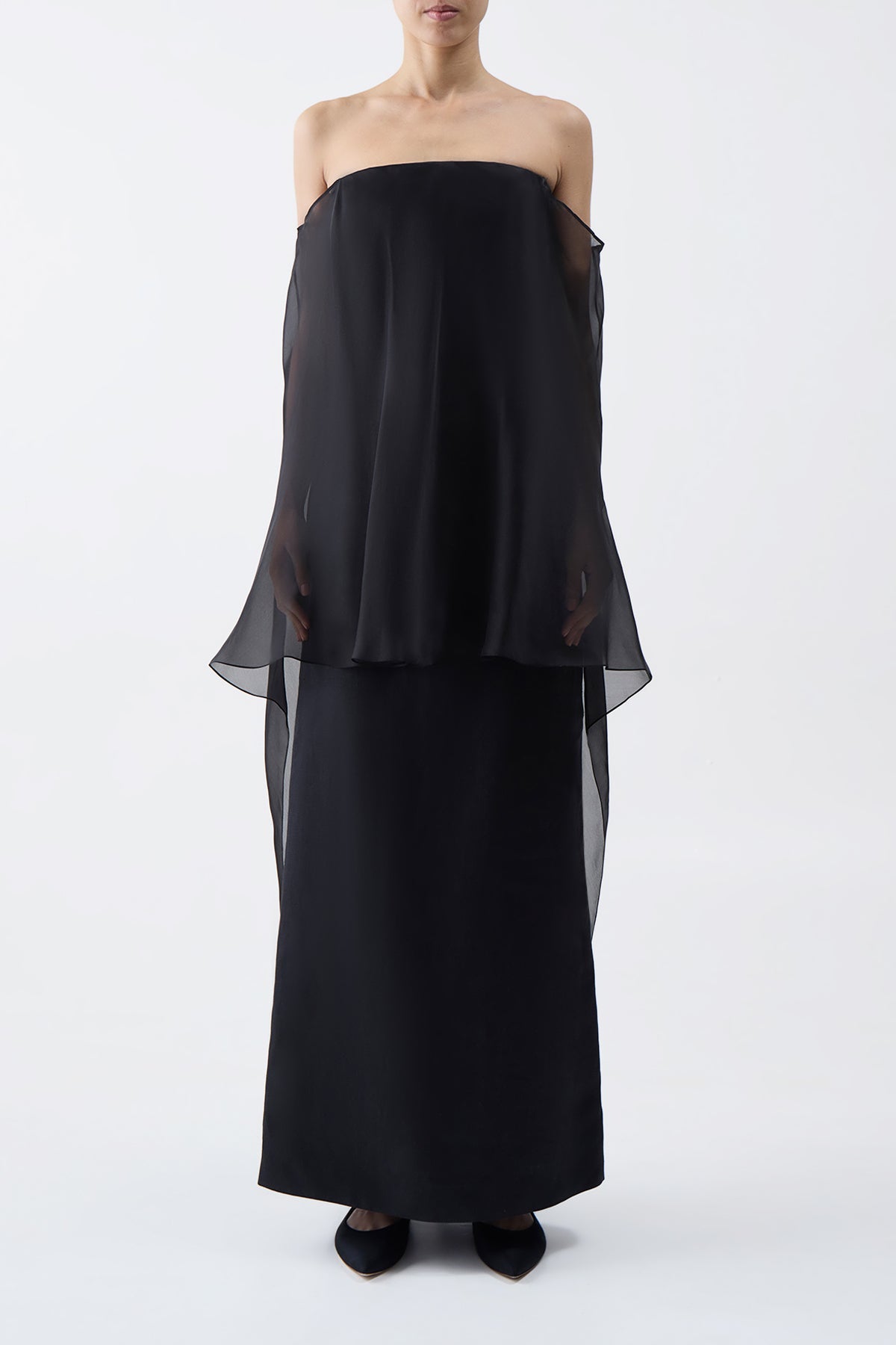 Black / Robe Marisha en lin - Black