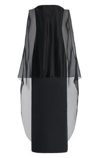 Black / Robe Marisha en lin - Black