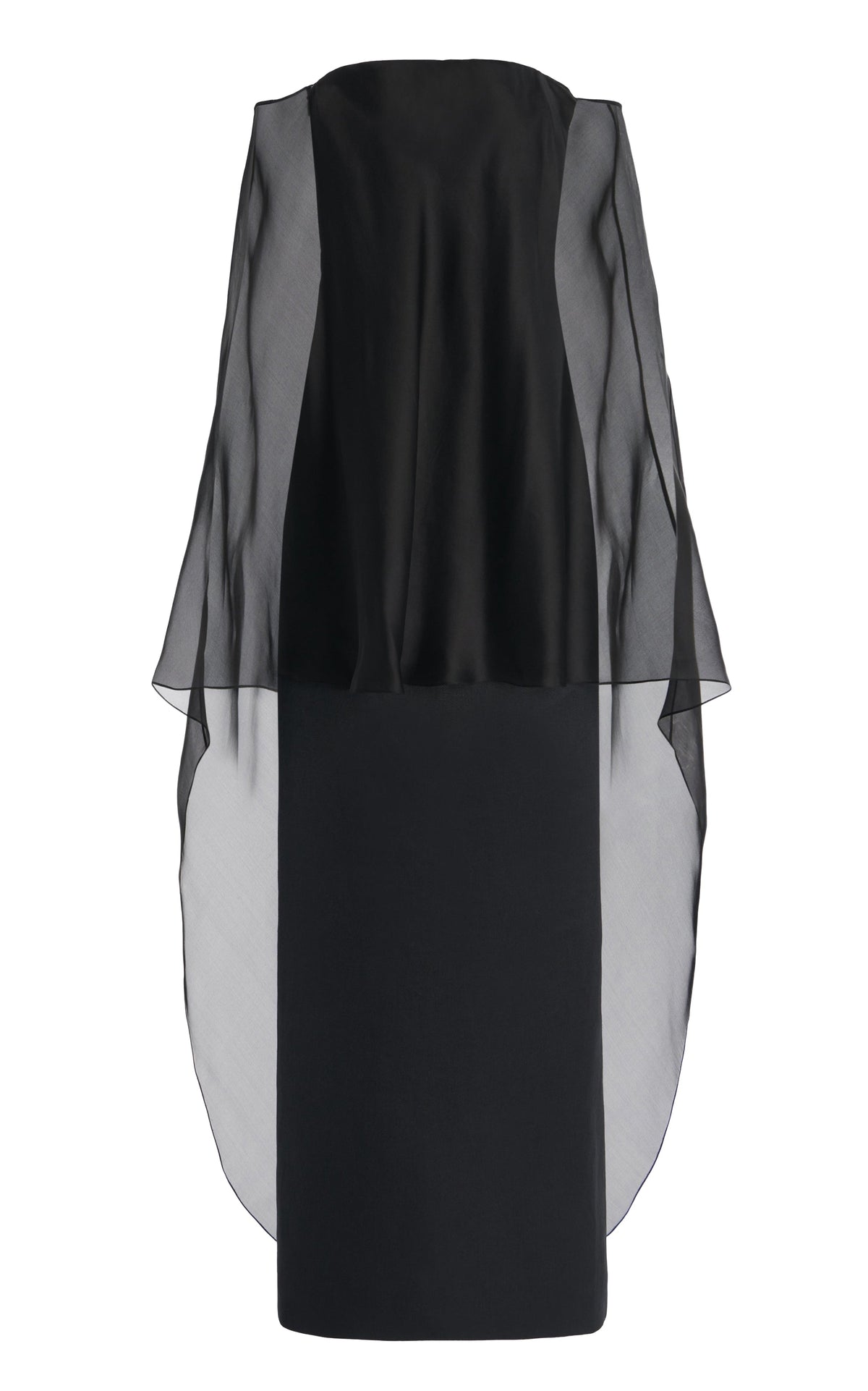 Marisha Dress en noir textured lin sub