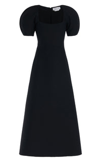 Black / Robe Niahm en laine - Black