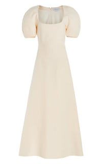 Ivory / Robe Niahm en laine - Ivory
